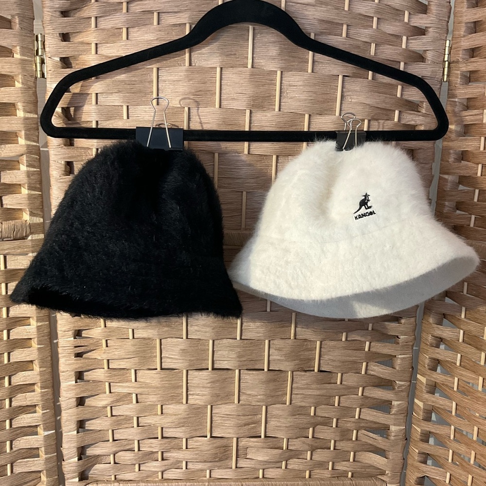 Fuzzy Bucket Hat Combo